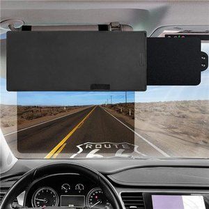 Polarized Sun Visor for Car with Zipper Slider, Upgraded UV400 Car Sun Visor